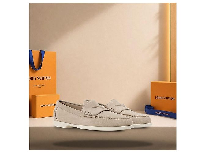 Louis Vuitton Croisette Loafer Gray Braun - Ansicht 2