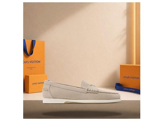 Louis Vuitton Croisette Loafer Gray Braun - Ansicht 3