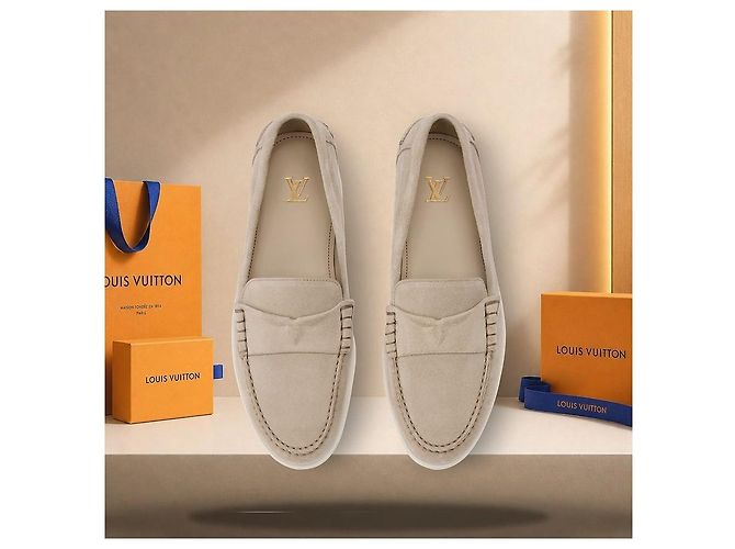 Louis Vuitton Croisette Loafer Gray Braun - Ansicht 4
