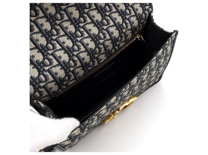 Dior Borsa a spalla con patta e borsa a tracolla Montaigne Oblique Multicolore - vista 5