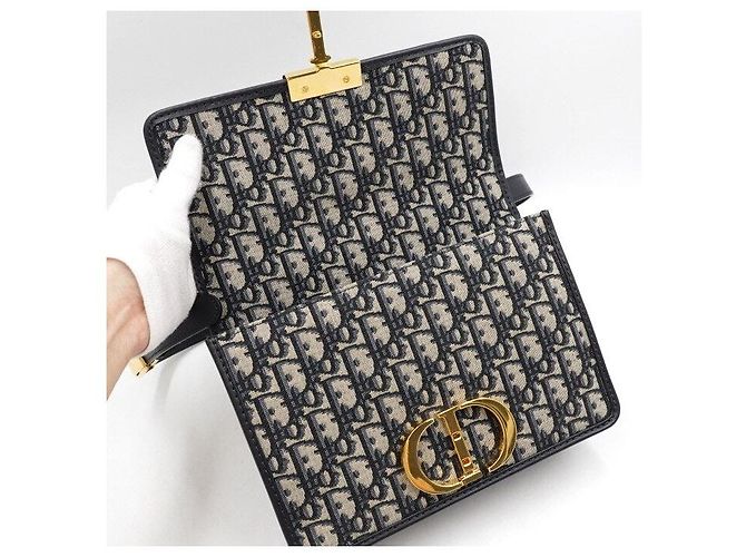 Dior Borsa a spalla con patta e borsa a tracolla Montaigne Oblique Multicolore - vista 6