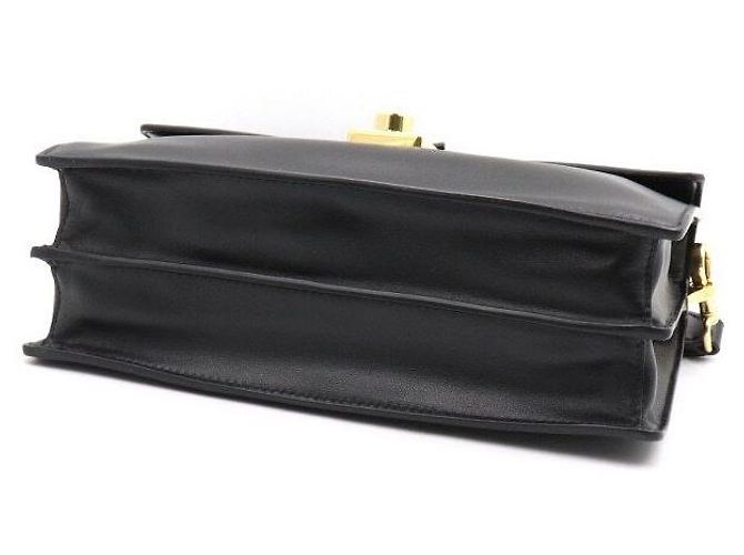 Prada Borsa a spalla e borsa a tracolla Multi Charm in pelle Soft Sound nera - vista 7