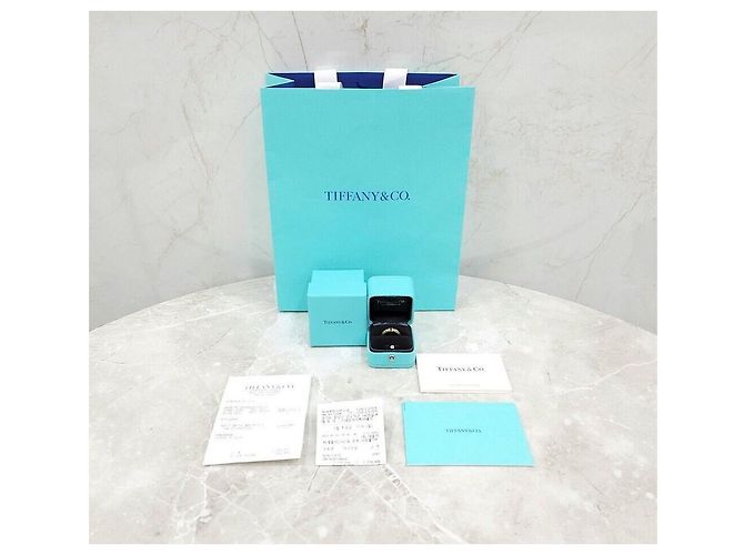 Tiffany & Co Schmaler Diamantring Gelbgold - Ansicht 7