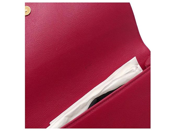 Saint Laurent Borsa a pochette con patta Monogram Rosa - vista 7