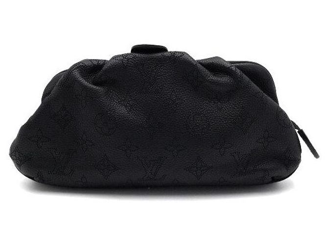 Louis Vuitton Borsa a tracolla e crossbody Scala Mini Pouch in Monogram Mahina nero - vista 2