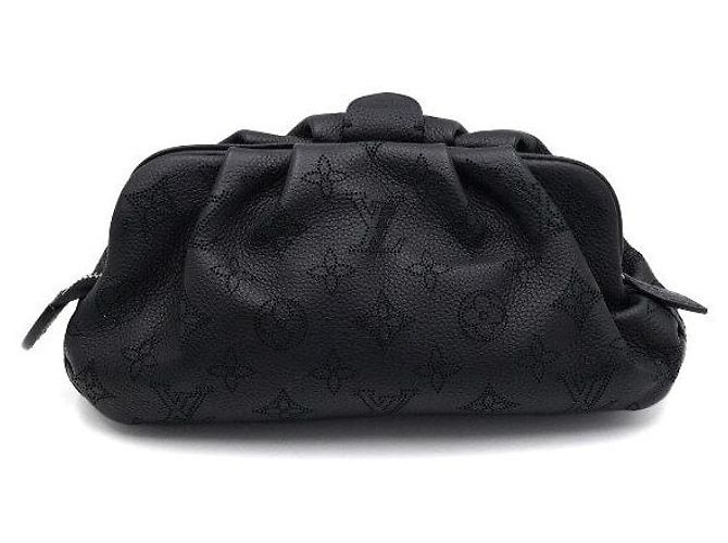 Louis Vuitton Borsa a tracolla e crossbody Scala Mini Pouch in Monogram Mahina nero - vista 5
