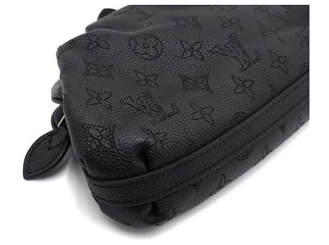 Louis Vuitton Borsa a tracolla e crossbody Scala Mini Pouch in Monogram Mahina nero - vista 8