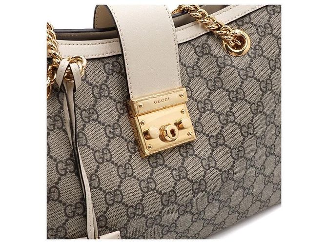 Gucci Borsa a tracolla con grossa catena dorata D'oro - vista 8