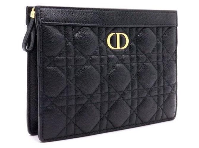 Dior Borsa a tracolla e crossbody Caro Cannage con pochette zip e catena - vista 3