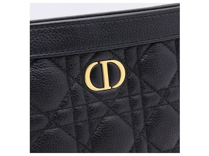 Dior Borsa a tracolla e crossbody Caro Cannage con pochette zip e catena - vista 4