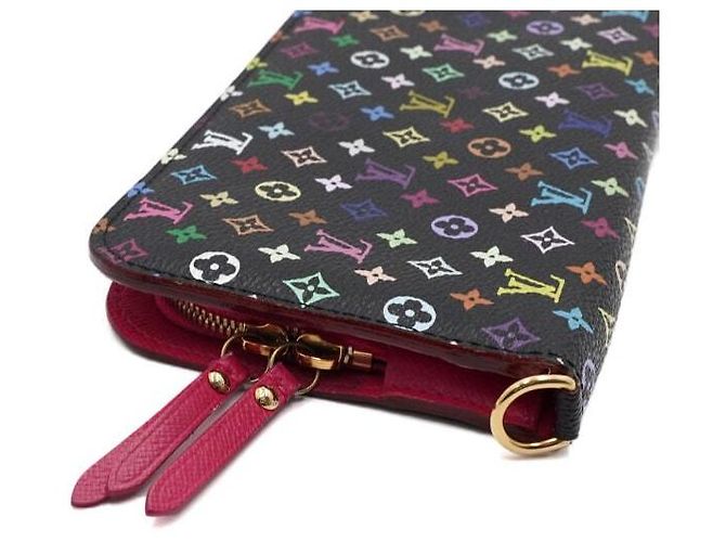 Louis Vuitton Portafoglio lungo Monogram Murakami Black Multi Insolite Wallet - vista 11