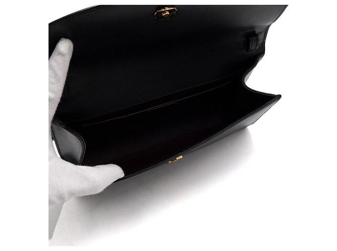 Gucci Borsa a tracolla e spalla Jumi Interlocking Small Chain con morsetto nero - vista 6
