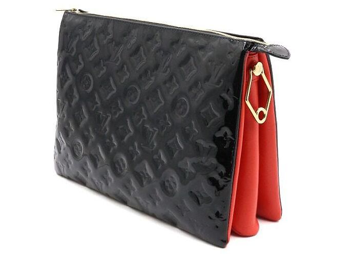 Louis Vuitton Borsa a tracolla e crossbody Coussin MM Black Vernis Nero - vista 2