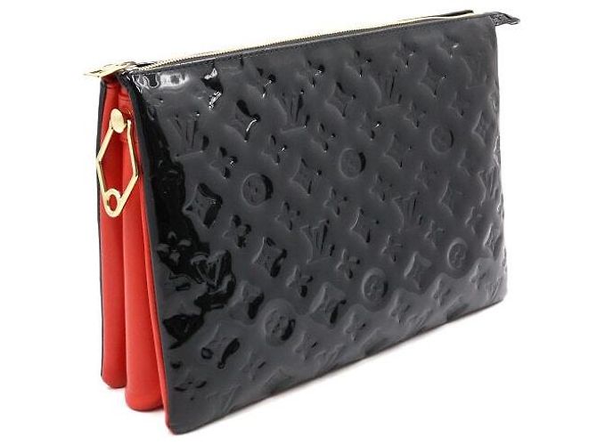 Louis Vuitton Borsa a tracolla e crossbody Coussin MM Black Vernis Nero - vista 3