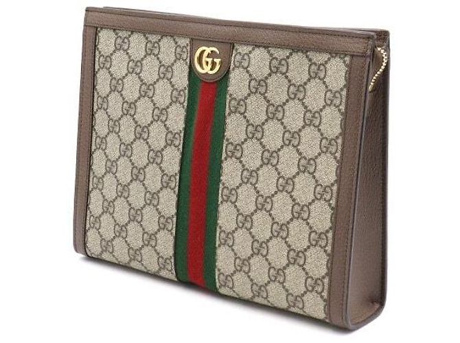 Gucci Borsa a Pochette Ophidia GG Supreme - vista 2