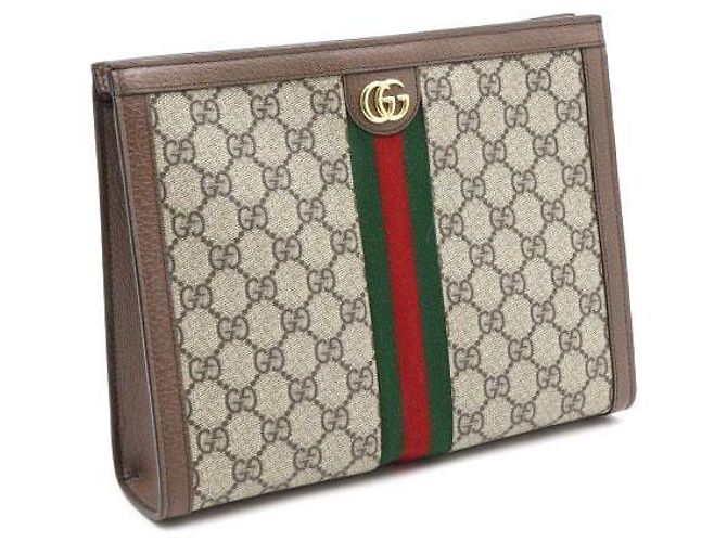Gucci Borsa a Pochette Ophidia GG Supreme - vista 3