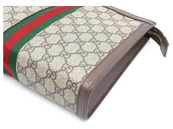 Gucci Borsa a Pochette Ophidia GG Supreme - vista 8