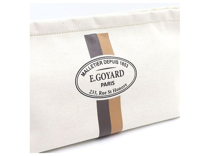 Goyard Canvas Toiletry Necessaire PM Natural Pouch Clutch Bag - Ansicht 4