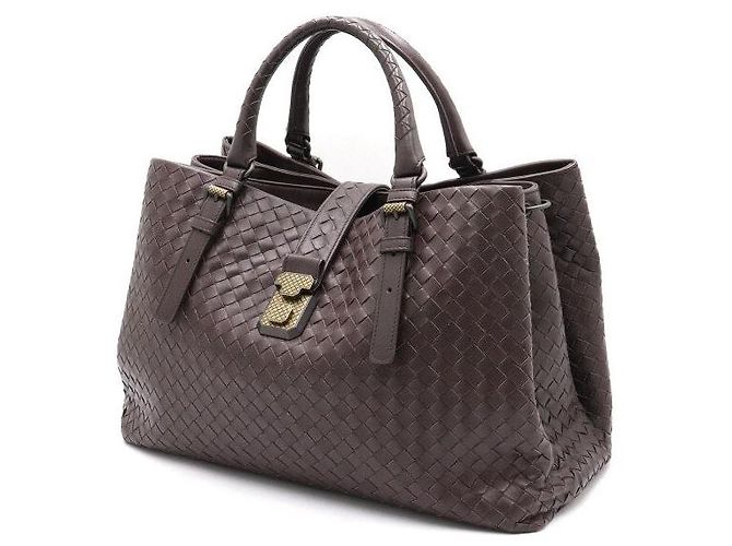 Bottega Veneta Borsa Tote e Borsa a Tracolla Intrecciato Roma Medium - vista 2