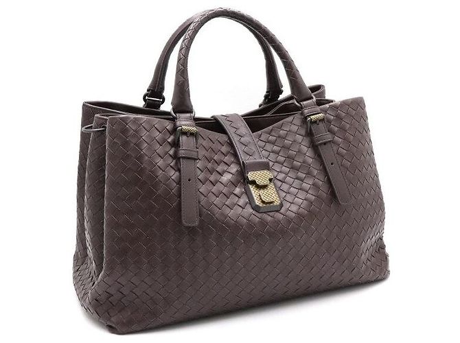 Bottega Veneta Borsa Tote e Borsa a Tracolla Intrecciato Roma Medium - vista 3