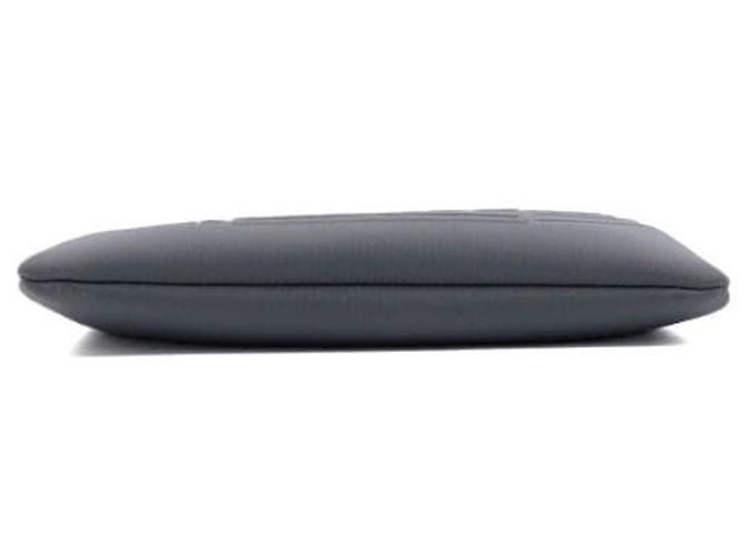 Hermès Borsa Clutch Pouch Small Case Marine in Neoprene e Nylon Grigio - vista 6