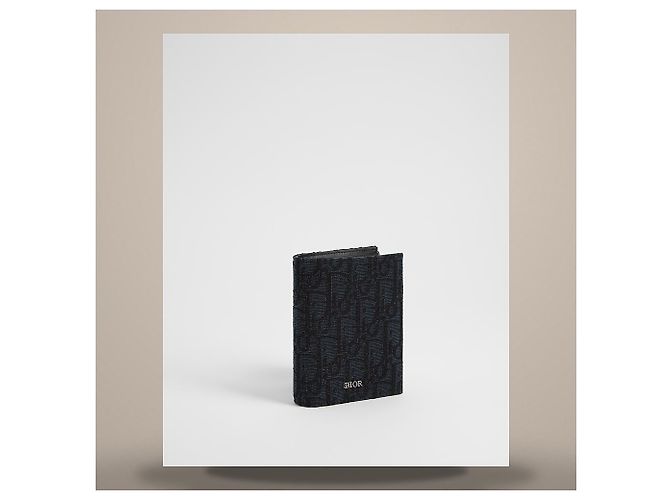 Dior Carteira Black Oblique Jacquard - vista 3