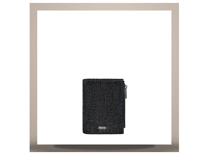 Dior Carteira Black Oblique Jacquard - vista 4