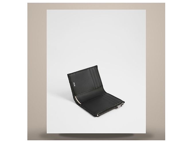 Dior Carteira Black Oblique Jacquard - vista 5