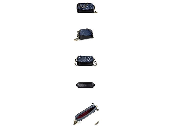 Chanel Borsa a tracolla Gabrielle Two-Way Chain Blu - vista 2