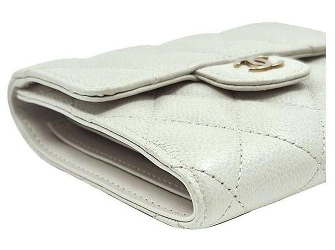 Chanel Cartera Caviar Verde - vista 8