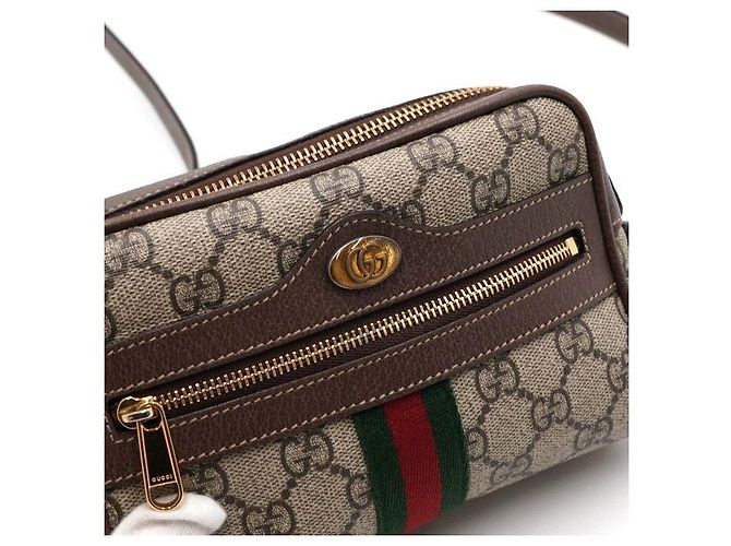 Gucci Borsa a tracolla mini Ophidia GG Supreme - vista 10