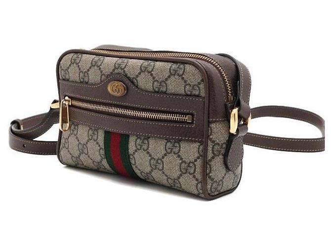 Gucci Borsa a tracolla mini Ophidia GG Supreme - vista 3