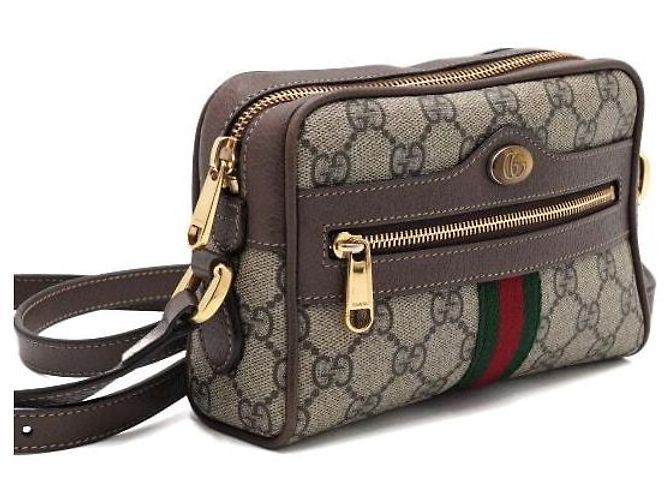 Gucci Borsa a tracolla mini Ophidia GG Supreme - vista 4