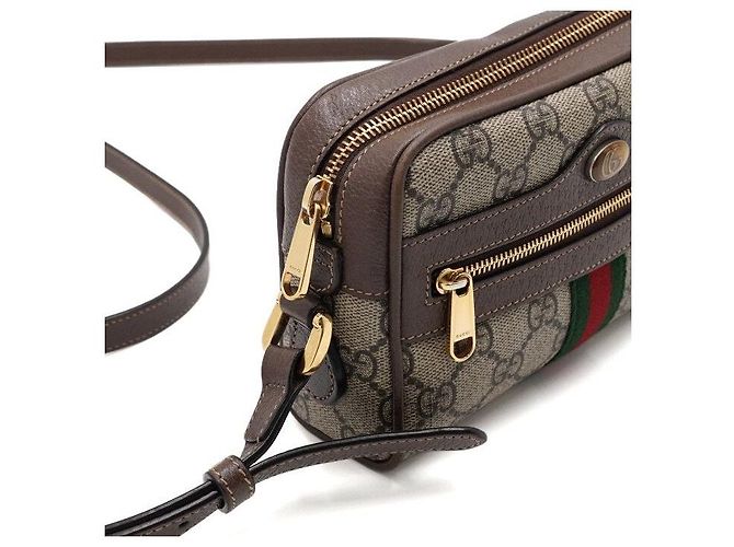 Gucci Borsa a tracolla mini Ophidia GG Supreme - vista 9