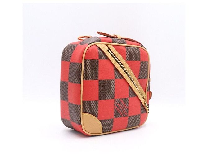 Louis Vuitton Borsa Tote e Borsa a Tracolla in Canvas Damier Pop Chess - vista 3