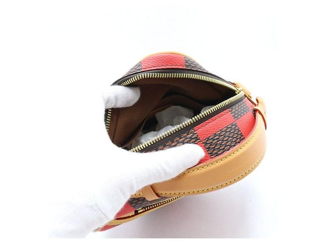 Louis Vuitton Borsa Tote e Borsa a Tracolla in Canvas Damier Pop Chess - vista 4