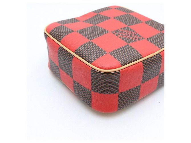 Louis Vuitton Borsa Tote e Borsa a Tracolla in Canvas Damier Pop Chess - vista 5