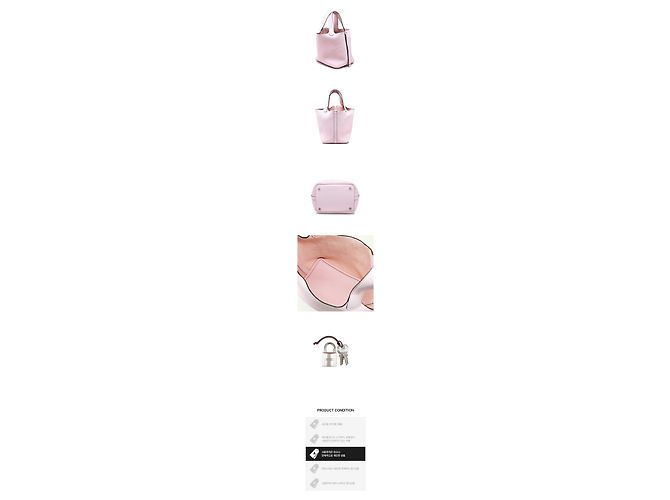 Hermès Picotan Rose Sakura Clemence Silver Rosa - vista 2