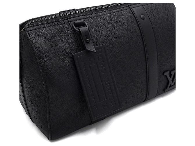 Louis Vuitton Saco de Ombro e Saco Transversal AeroGram City Keepall Preto - vista 12