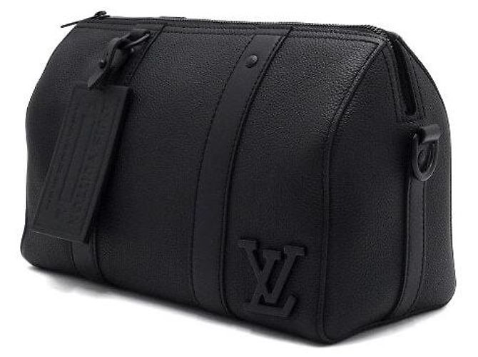 Louis Vuitton Saco de Ombro e Saco Transversal AeroGram City Keepall Preto - vista 3