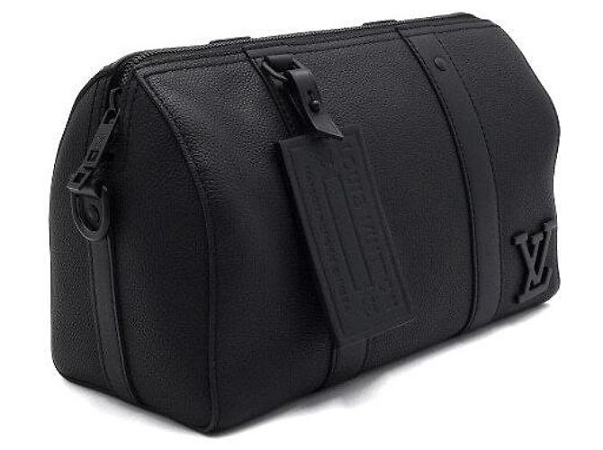 Louis Vuitton Saco de Ombro e Saco Transversal AeroGram City Keepall Preto - vista 4