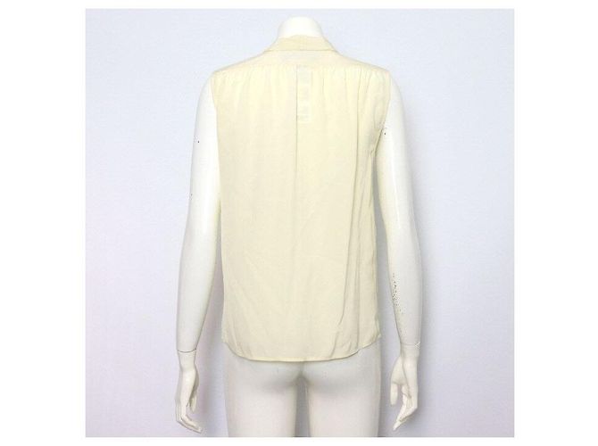 Gucci Blusa sin mangas para mujer con lazo de seda - vista 4