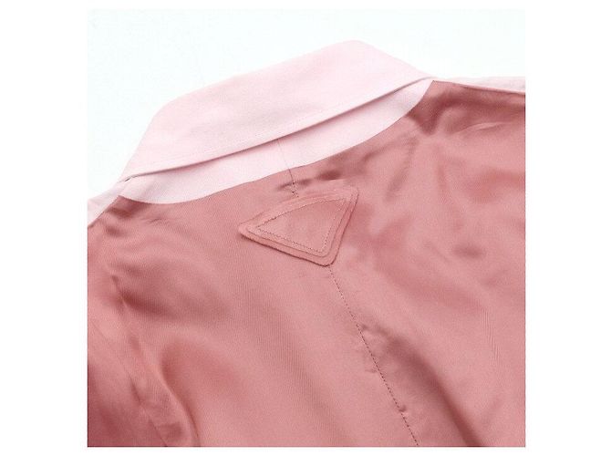 Prada Pink Oxford Cotton Women's Shirt - view 7
