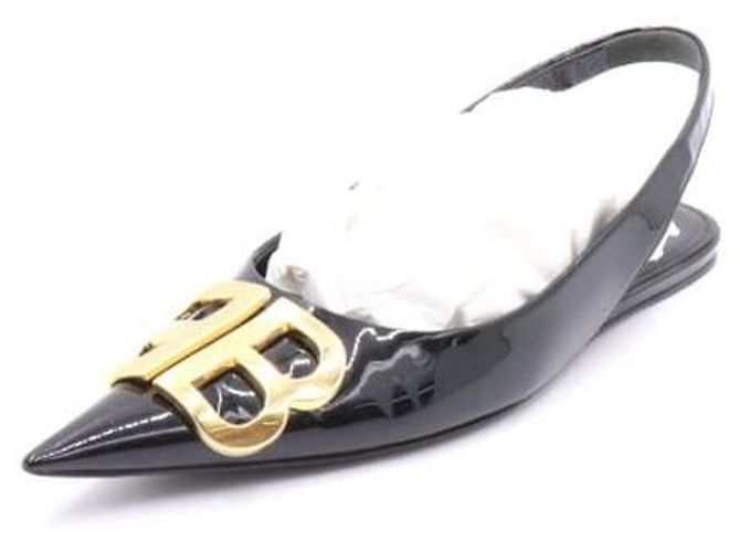 Balenciaga Scarpe basse slingback con logo - vista 2