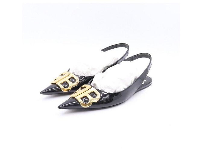 Balenciaga Scarpe basse slingback con logo - vista 3