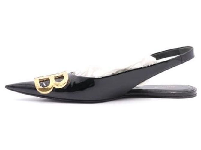 Balenciaga Scarpe basse slingback con logo - vista 4