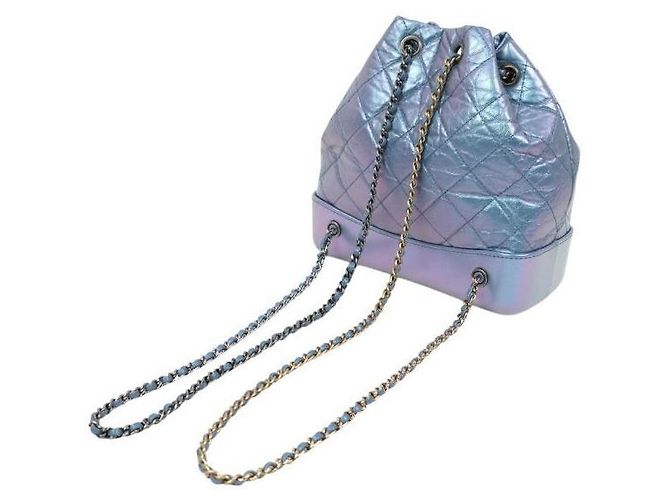 Chanel Zaino Gabriel iridescente Multicolore - vista 8