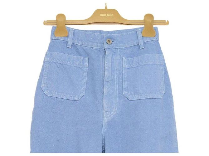 Miu Miu Pantaloni in denim Drill da donna - Jeans blu - vista 2