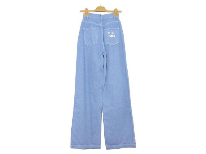 Miu Miu Pantaloni in denim Drill da donna - Jeans blu - vista 4