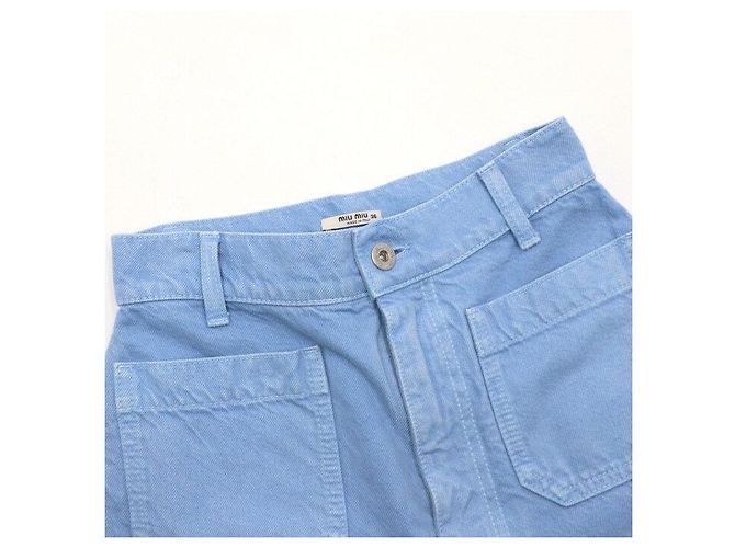 Miu Miu Pantaloni in denim Drill da donna - Jeans blu - vista 5